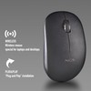 NGS Fog Pro Black - Wireless Mouse, 1000 DPI Optical
