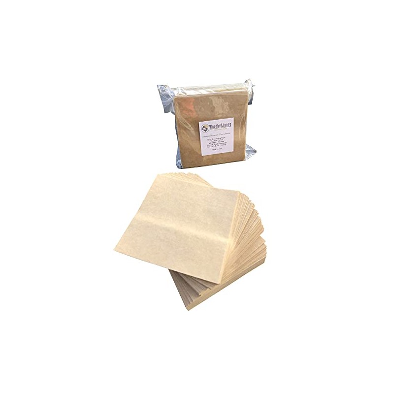 4 X 4 Inch 1000 Sheets Unbleached Parchment Paper Squares