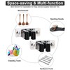 Favbal Mop Broom Holder,2pcs Stainless Steel Wall Mounted Organizer Non-Slip