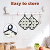 Pot Holders for Kitchen Hot Pads with Pocket Cat Pattern