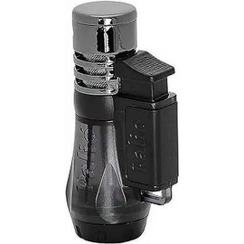 Palió Vesuvio Triple Jet Flame Torch Lighter, Apex Flame Black - NEW