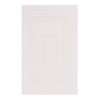 Casatessile Torino, Badezimmerteppich aus Frottee 60x90 cm. - BIANCO -