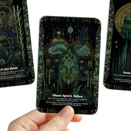Ibiza Tarot Shamanic Journey Oracle - 22 Oracle Cards - Exploring The shamanic Path - by Symbolika - Vision Cards - Divination Tool