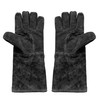 Winnerwell Heat Resistant Cotton Lined Black Leather Welding Gloves