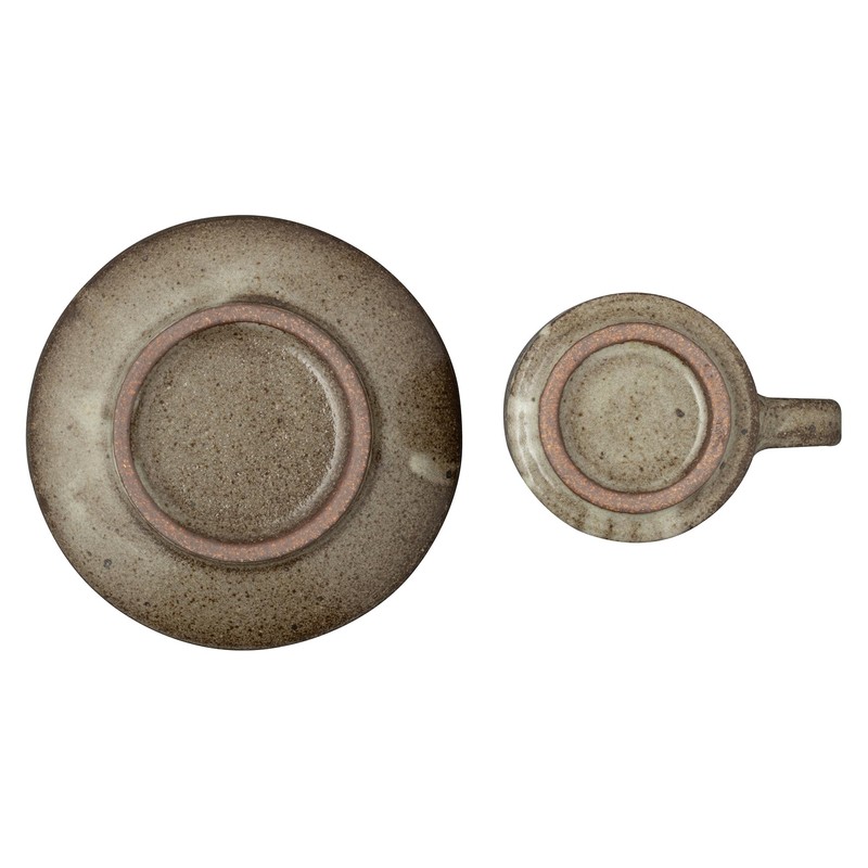 Marui Seikyo Shigaraki Ware MR-3-4387 Hechimon Cup & Saucer, Capacity