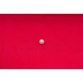 styleBREAKER 01016168 Women's Loop Scarf with Pearl Appliqué, Plain Colours, Lightweight Tube Scarf Plain, red