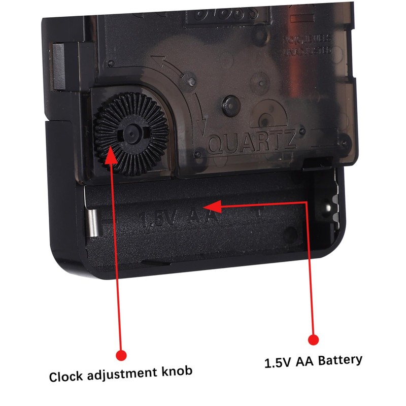 Mipcase 1Set Clock Mechanism Replacement Kit with Clock Hands and