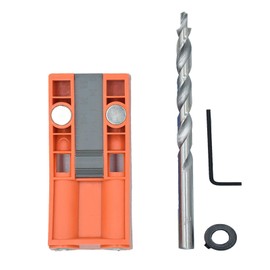 Pocket Hole Jig Positioner Kit Woodworking Oblique Drill Guide Hole Drive Adapter 15 Degree Carpenters Woodwork Guides Angle Carpentry Locator 4 PCS