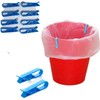 ​Plastic Kitchen Garbage Bin Clips, 10Pcs Anti-Slip Bag Holders for