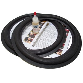 Springfield Speaker 12" - 2 Speaker Foam Surround Edge Repair Kit - Compatible with Bose 121839, 125437, 302 Pro Cannon, LF-88-A, LF-88-B, and LF88 Speakers