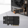Removable Dual M.2 NVMe SSD to PCIe 4.0 x8 Mobile