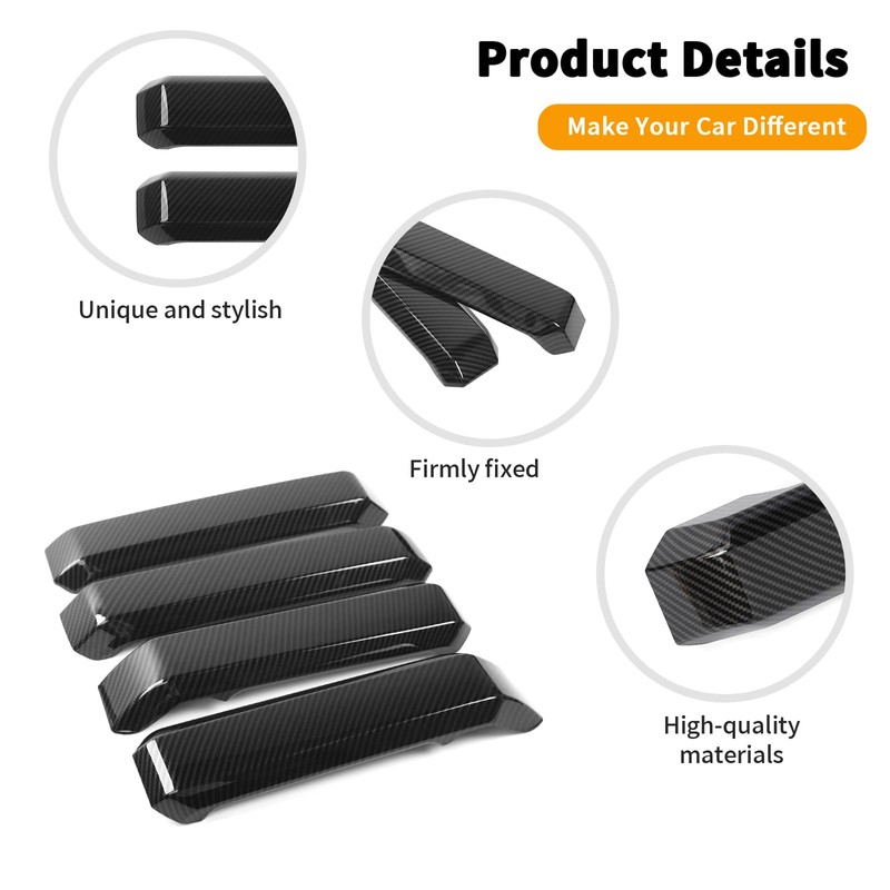 Hoolcar Inner Door Handle Cover Interior Door Handle Cover Trim