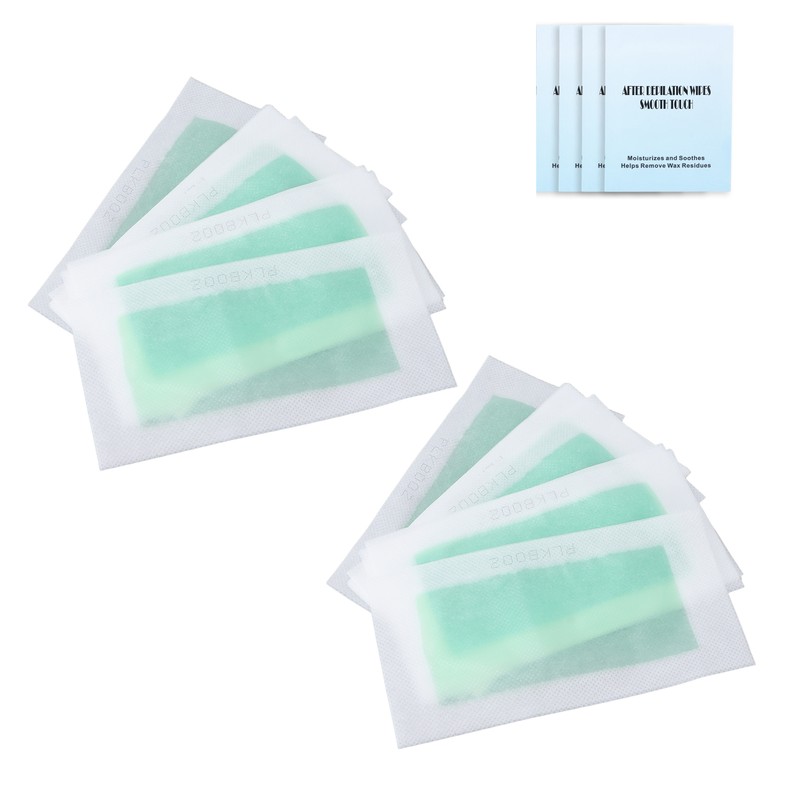 40pcs Wax Strips Kit Double Sides Fast Hair Remover Strips