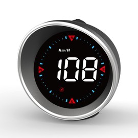 Heads Up Display for Cars, Speedometer for Car Moman HS1 Car HUD KM/H MPH Compass Direction USB Cable Plug & Play Over Speed Alert Fatigue Driving Reminder for All Vehicle