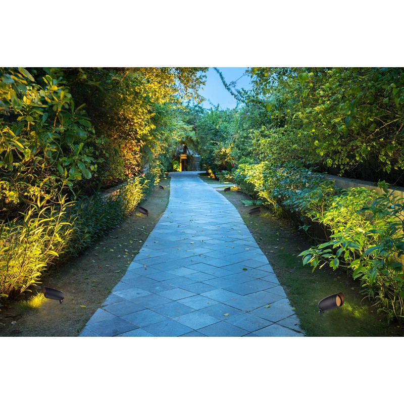 Nuvo SF76/646 One-Light Halogen Landscape Floodlight, Dark Bronze, 6.25-Inches
