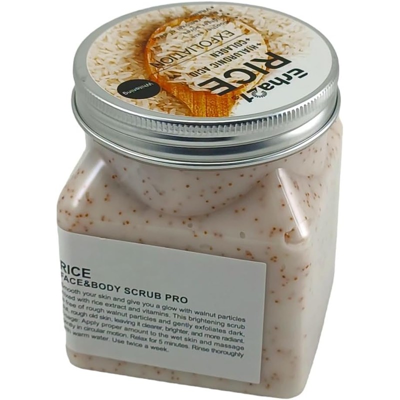 Exfoliante Facial Y Corporal De Arroz, Hidrata Aclara Manchas 4