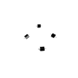 Pack of 4 Rubber Vibration Isolation Mounts - 1" Diameter x 1" Height, M6 Thread x 1/2" Length Studs - Noise Control, Shock Absorber, for HVAC, Generators, Motors, Compressors, Pumps