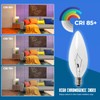 SATONA 60W 120V E12 Base B10 CTC Incandescent Light Bulbs,