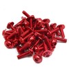 AUTUT Red Painted Motorcycle Fairing Fastener Hexagon Bolts Screws M6