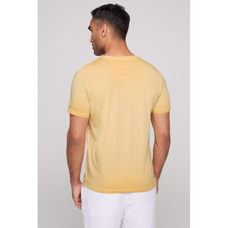 Camp David Men's Crew Neck Shirt with Logo Prints, Warm