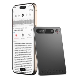 DreamFair AI Voice Recorder, Voice Recorder AI Technology for Transcription & Summarization with Magnetic Housing, App Control,112 Languages, 64GB Memory, Audio Recorder for Lectures, Meetings