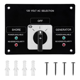 Sekelo AC Rotary Switch Panel 2 Position 120V 30A- Efficient Power Management for Boats and RVs
