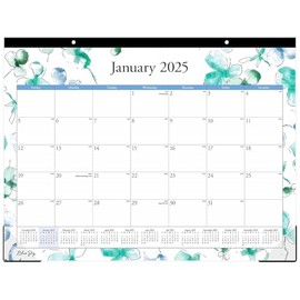 2025 Blue Sky Monthly Desk Pad Planning Calendar, 22" x 17", Lindley, January 2025 To December 2025