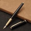 Jinhao 95 - Pluma estilográfica de metal, punta media, rojo
