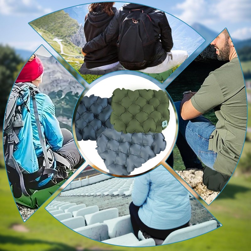 Sythrix Inflatable Seat Cushion - Portable & Lightweight Seat Cushions