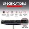 MUSYSIC 15-Band Stereo Graphic Equalizer Professional Dual – High-Fidelity Sound,