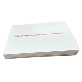 Mailcoms Universal Double Sheet White Labels - Extra Long, 175 mm - Compatible with Franking Machine - Pack of 200, 500, 1000 (200)