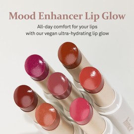hince Mood Enhancer Lip Glow - Natural Tinted Lip Balm for Healthy Flush of Color, Effortless Swipe for Nourished, Soft Lips, Self Care Gifts for Women, 5.5g (START OVER, LW004)