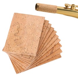 Watris Veiyi Alto Sax Neck Cork Replacement Kit - 10pcs Universal Sax Joint Cork Sheet for Alto/Soprano/Tenor Saxophone