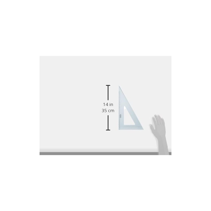 STAEDTLER 567 31-60 Mars Set Square, 31 cm 60/30 Degree