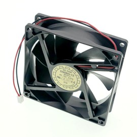 for YATE Loon D90BH-12 Cooling Fan DC12V 0.27A Size:90X90X25MM 3600RPM 55.68CFM 2-Wire Workstation Cooling Fan.