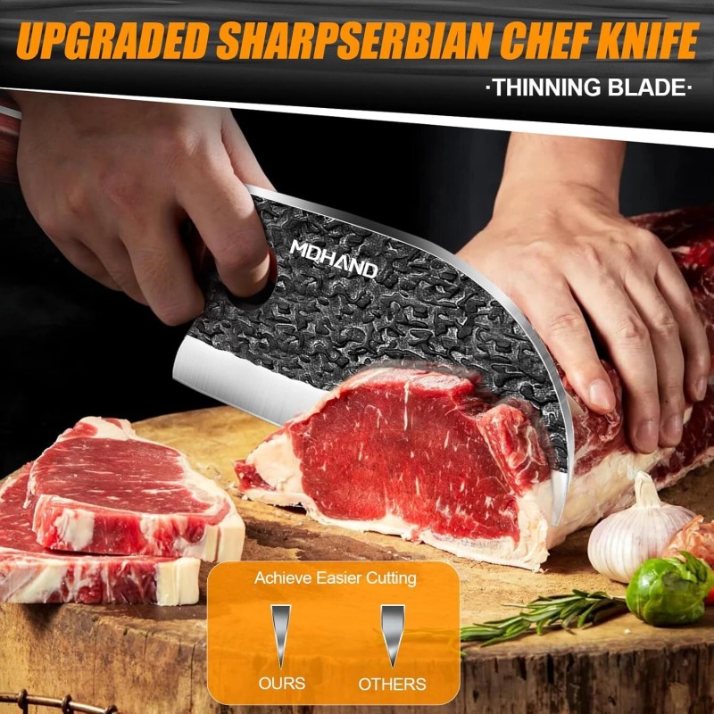 Unbranded Butcher Knife Set 14 PCS Chef Knife Set Hand