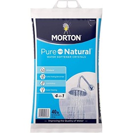 Morton Morton-40E Solar Salt Water Softening Crystals (40 lbs.), White, 638 Ounce