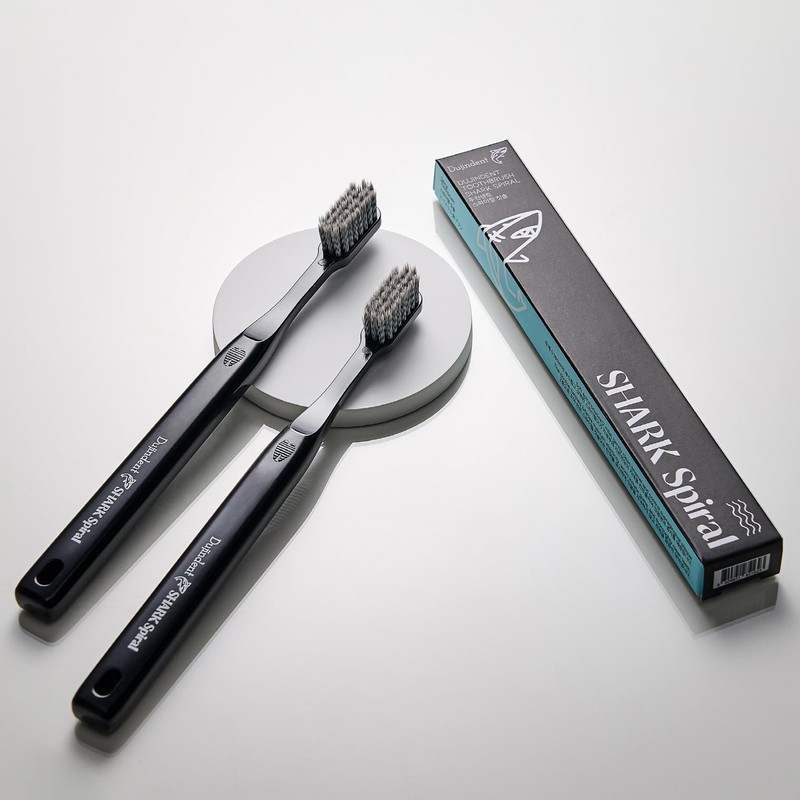 DUJINDENT Toothbrush [Made in Korea] Shark Spiral Extra Soft Toothbrush