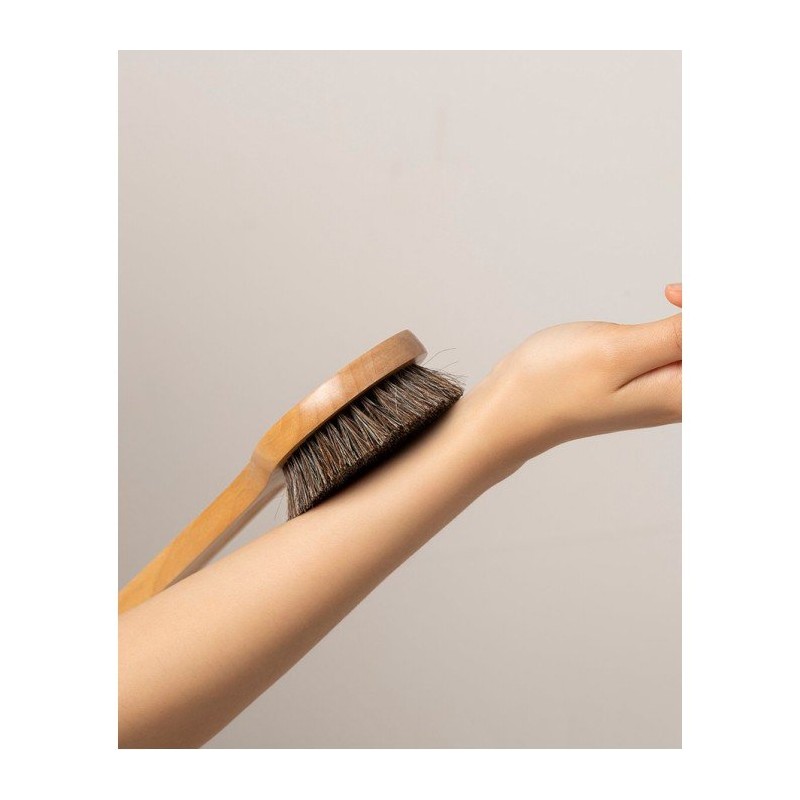 JAJU Natural Wood Body Brush_Soft Bristle, OatmealOatmeal_FRFR / 자주 JAJU