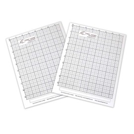 2 x Grid Type Lettersize 'Freehand Designer' Sheets. Draw Perfect Straight Lines Templates. Grid Type Sheets for Scale Drawings