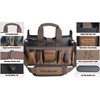 WELKINLAND 20-Pockets Tool Tote Bag, 16" Electrician Tool Bag, Open-Top