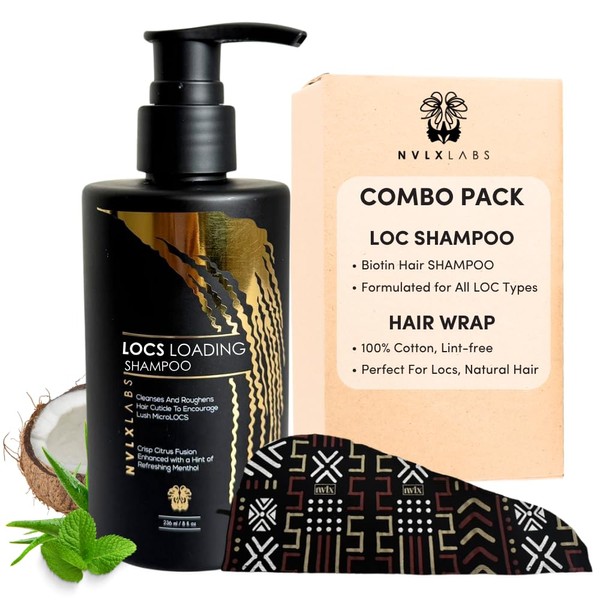 NVLX Labs Locs Care Set – Natural Hair Shampoo 8