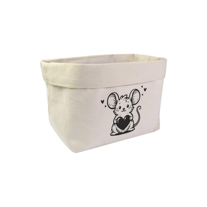 Large 'Sweetheart Mouse' Canvas Organiser/Storage Bag (OR00033379)