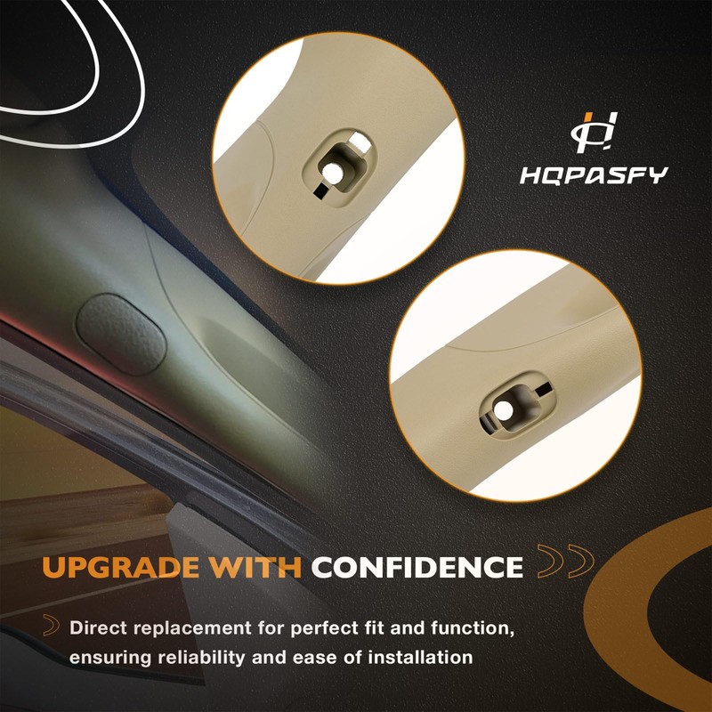 HQPASFY A Pillar Interior Trim Handle Passenger Side Compatible with