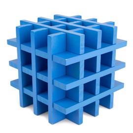 New Classic Toys P2CDB45 Wooden Planks, 45 Pieces-Dark Blue