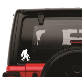 Chase Grace Studio Bigfoot Carrying Big AR Guns Decal Vinyl Sticker Cars Trucks Vans Walls Laptop