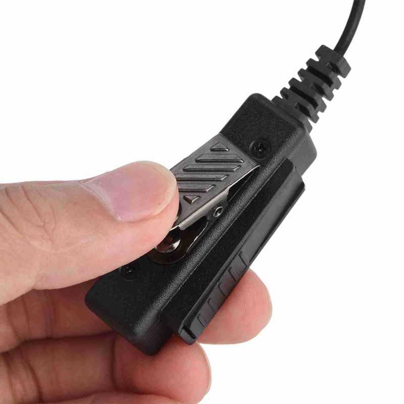 4ft RadiatiOn proof Walkie Talkie Earpiece PTT Acoustic Tube Earpiece