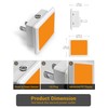 JandCase Amber Night Light[2 Pack], Night Lights Plug into Wall,