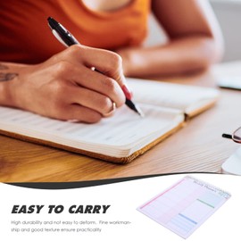 weekly planner hourly schedules daily schedule notepad time management organizers memo agenda notebook planner notebook work calendar agenda notepad notebooks Coil delicate student