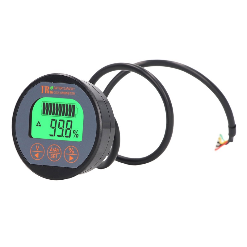 Battery Monitor Waterproof Reverse Connection Protection Battery Voltage Indicator 100V